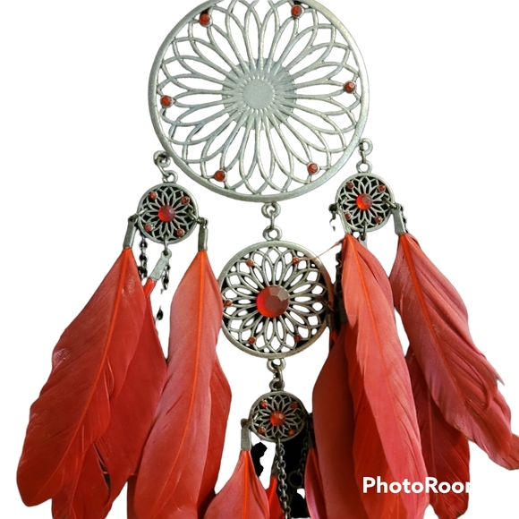 NWT- 30" Statement Dream Catcher Necklace - Picture 4 of 6